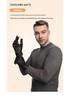 European & American Men's Sheepskin Leather Gloves with Wool Lining - Winter Warm, Plus Velvet, Windproof.