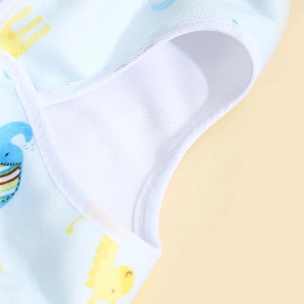 Random 4/6/8/10PCS Baby Bibs Cotton Waterproof Bib Children Feeding Clothes Protection Kids Toddler Scarf for Newborns Boys Girl