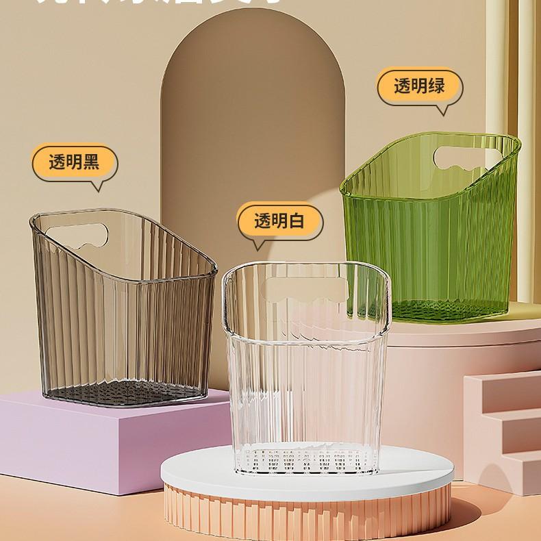 3pcs wall-mounted ginger & garlic storage boxes, no-drill, visible plastic baskets, for kitchen & bathroom, home & commercial use
