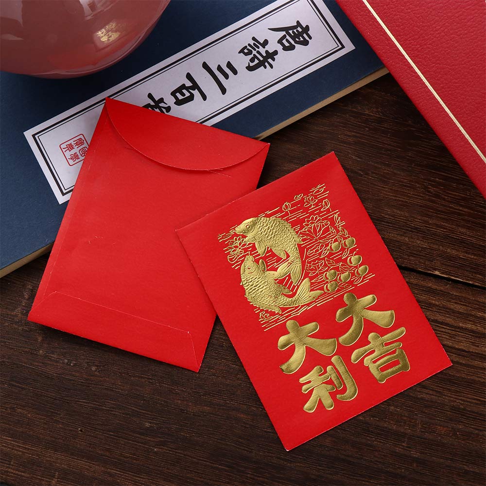 Chinese Wedding Best Wish New Year Money Pockets Blessing Pockets Mini Red Envelope Spring Festival