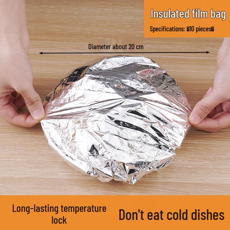 

Изолированная крышка-подогреватель для еды из алюминиевой фольги - Сохраняет еду свежей и теплой