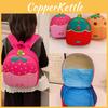 Letter Fruit Cherry Pattern Kids Kindergarten Backpack For School Travel Use