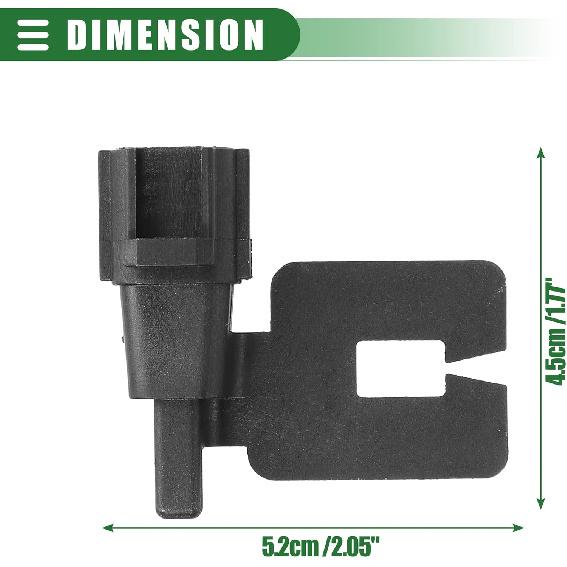 Motoforti Car AC Ambient Air Temperature Sensor, for DODGE 1500 2500 3500 2010-2012, Plastic, 5149025AA 5149265AB, Black