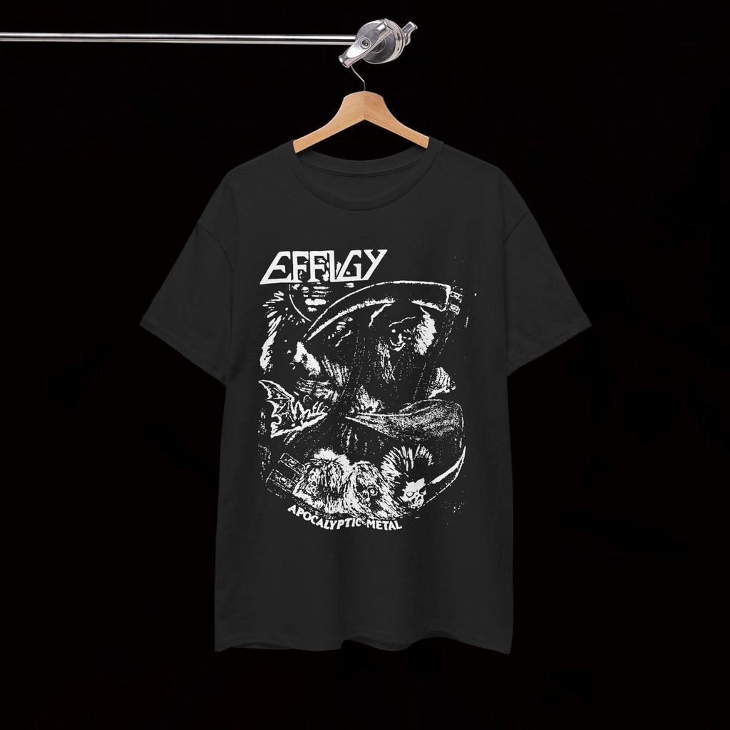 Effigy Apocalyptic Metal T Shirt Crust Punk Hardcore Vintage Axewield Acrostix Defector Battle Of Disarm Visions Of War Damad Forca Macabra