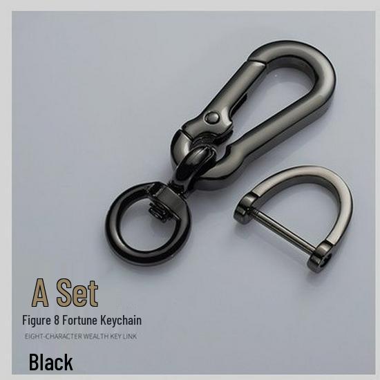 Keychain Anti-Lost Braided Rope with Number Plate for Car Keys and Mobile Phone