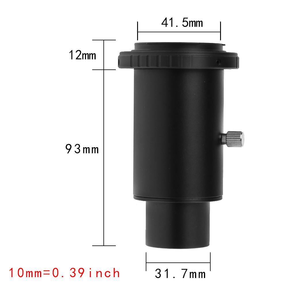 1.25 Inch Eyepiece Extension Tube M42 Thread T-Mount Adapter T2 Converter Ring for DSLR for Telescope