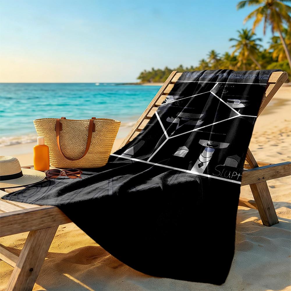 Incredibox Customized Name Beach Towel Super Soft & Absorbent Ideal for Travel Outdoor Swim Pool Yoga Surf Camping Hiking Gym Gift Holiday
