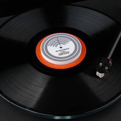 Speed Test Disk Over hangRecord Clamp for Vinyl Record Player Phonograph Simple Operation Adjustment Ruler Disc