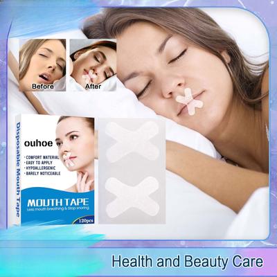 Anti-Schnarch-Aufkleber für Erwachsene zur Verbesserung der Schlafqualität, Reduzierung von Schnarchen, Korrektur der Mundatmung, Nachtschlaf-Mundorthese-Band