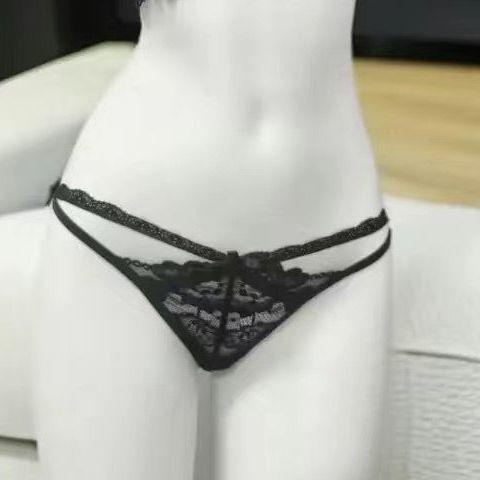 New Sexy Pure Desire To Wear Lace Underwear Women's Suit Cross-dew Belt Love Pendant Steel Ring Gathering Bra Cover