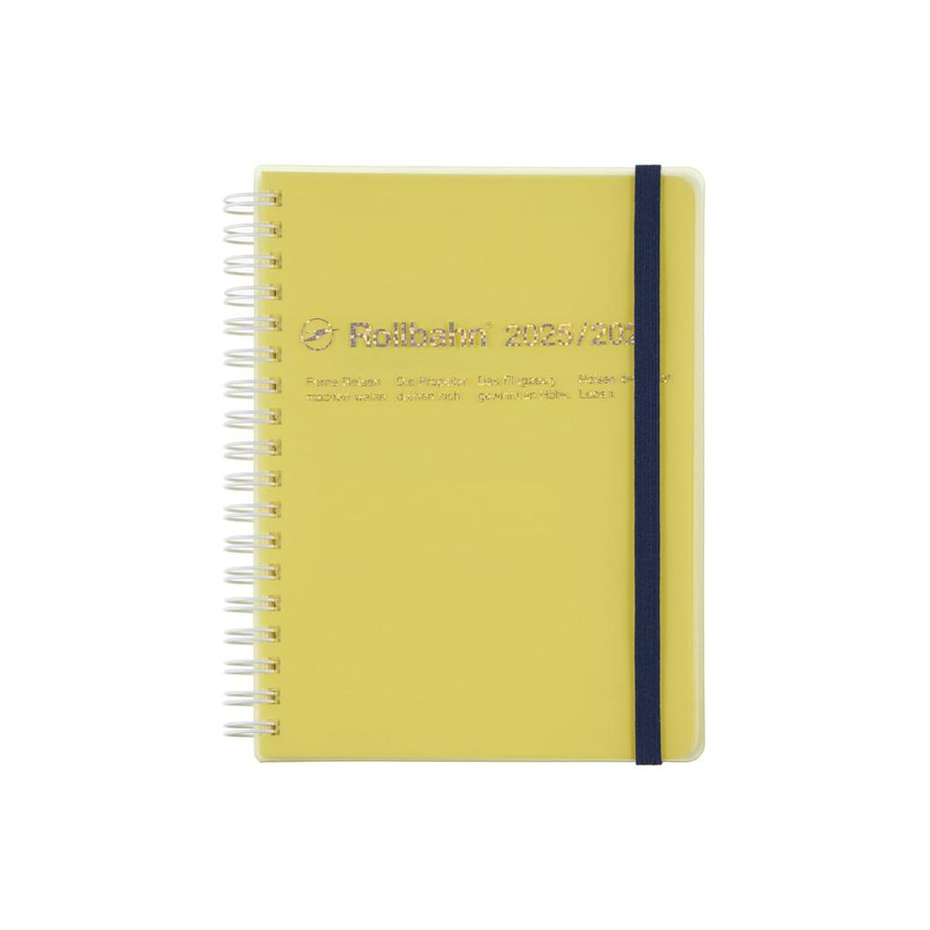 [Delfonics Planner 2025-2026 Edition / Starting March 2025] Rollbahn Diary Clear L Monthly Planner (Clear Yellow)