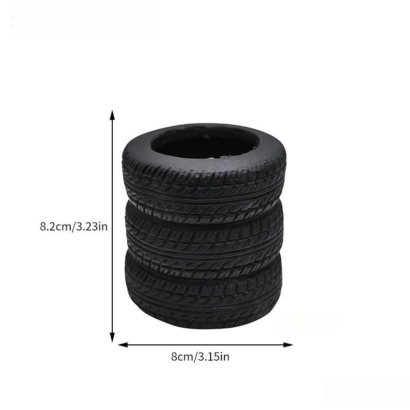 

1PCS Creative Tire Modeling Office Supplies Desktop Multi-function Storage Pen Holder Makeup Brush Ornament