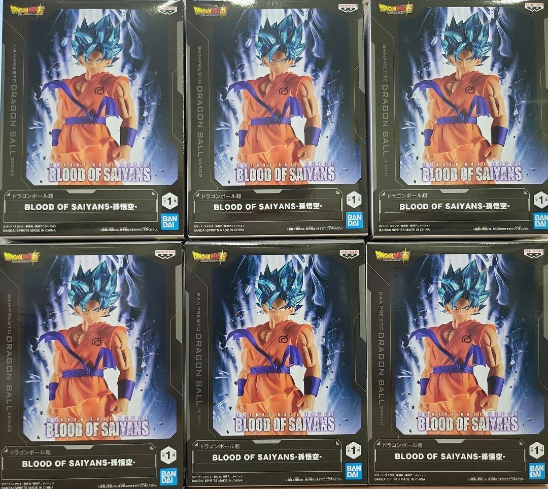 

[USED] Dragon Ball Super BLOOD OF SAIYANS Son Goku 6 figures