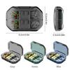 Durable And Safe 1Pcs Daily Pill Organizer Portable Pill Casetravel Pill Organizer For Purse Pocket To Hold Vitaminssupplements And Medication