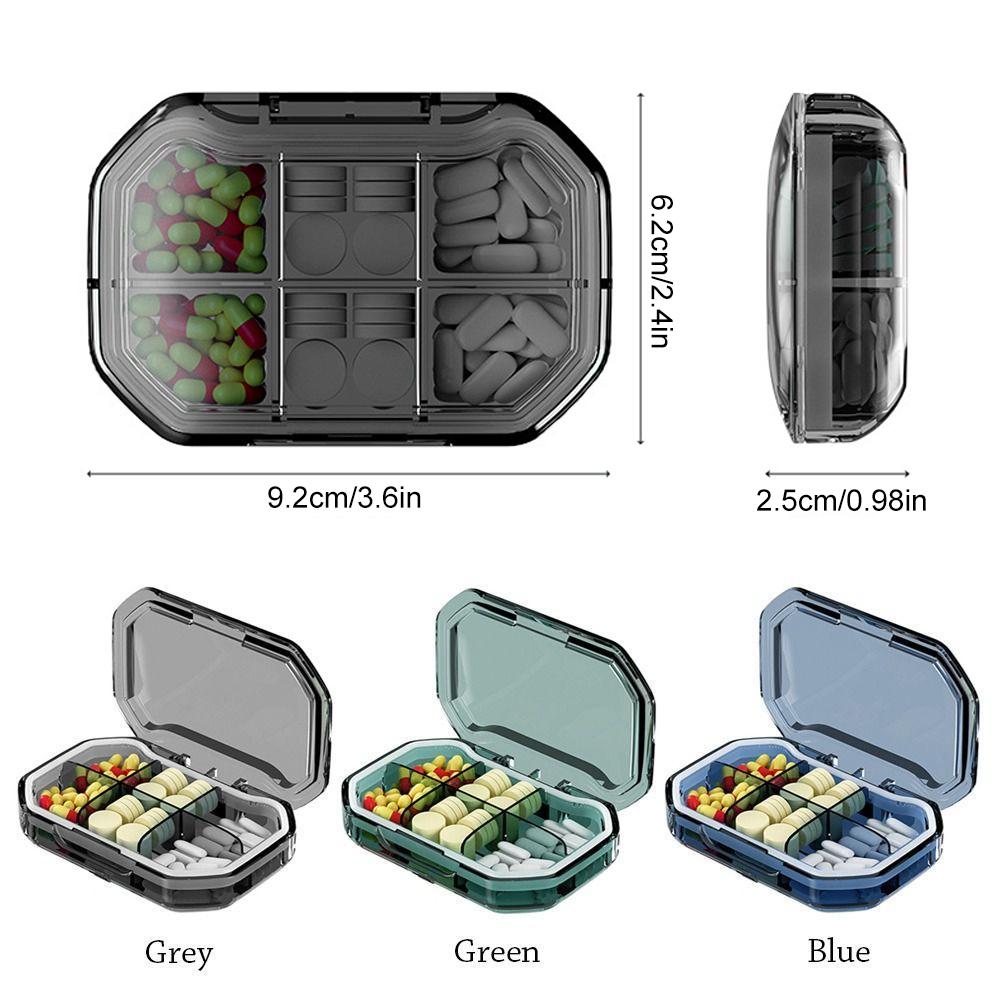 Durable And Safe 1Pcs Daily Pill Organizer Portable Pill Casetravel Pill Organizer For Purse Pocket To Hold Vitaminssupplements And Medication