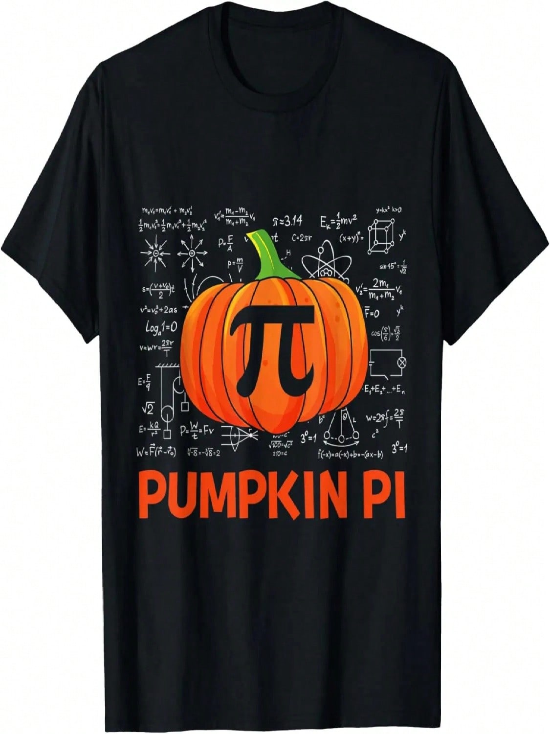 Pumpkin Pie Math Teacher Funny Halloween Thanksgiving Pi Day T-Shirt S разноцветный