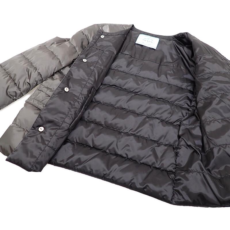 PRADA  29B831_R152_1DAB 38 Down jacket gray Nylon Women