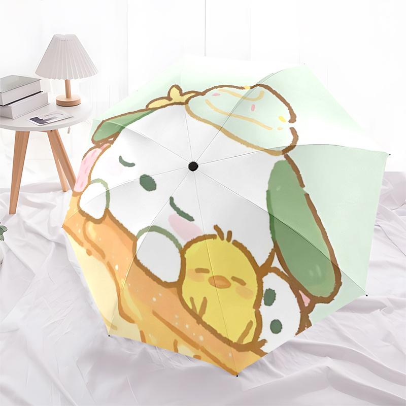 1pc Strawberry Ice Cream Cone Umbrella: Automatic Opening & Closing, Foldable Design, Outdoor Use, Perfect Gift for Fans, Travelers, Everyday Use.N055