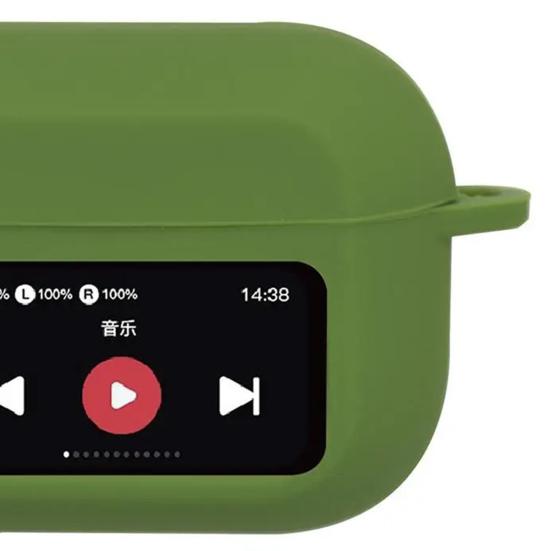 Bluetooth-compatible Earbud Silicone Case for AirPods Shockproof Wireless Earphone Charging Case Cover with Screen Headphone Protective Shell Sleeve