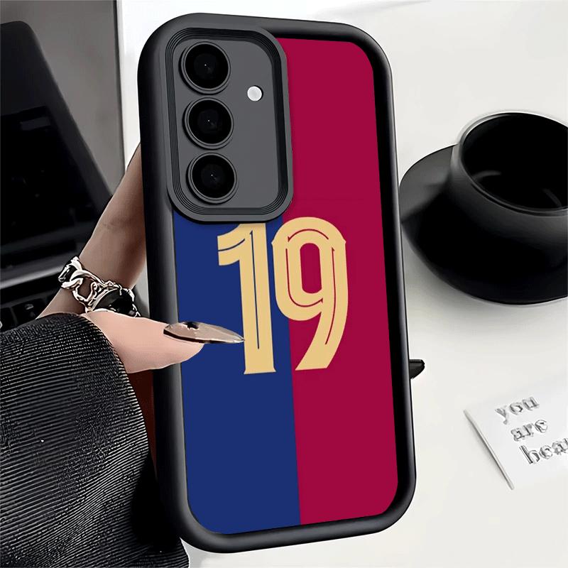 Phone Case for Samsung Galaxy S26 S25 Ultra S24 FE FootBall Number 7 10 19 Shell S23 Plus S22 + S21 S20 5G Soft Silicone Funda