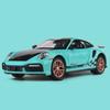 1/24 Porsches 911 TARGA TURBO S Alloy Racing Car Model Diecasts Simulation Metal Toy Car Model Sound Light Collection Gift