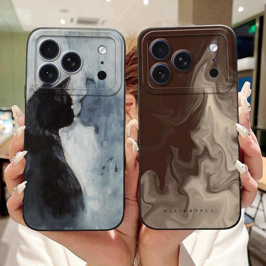 Beautiful Floral Phone Case For iPhone 17 Pro Max 17 Air Soft Silicone Shockproof Cases For iPhone17 17Pro 17Air Cover Bumpers