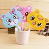 5 Pcs Cute Animal Fans Shape Ball Point Pen Ballpen Kids Students Prize Present School Supplies