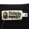 A BATHING APE Back print Long sleeve sweat trainer 2XL black Back brushed Men's Used