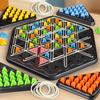 Kids Chain Triangle Chess Tables Game Splendor Duel Board Strategy Game for Kids and Adults Fun Family Game Logic Track Chess