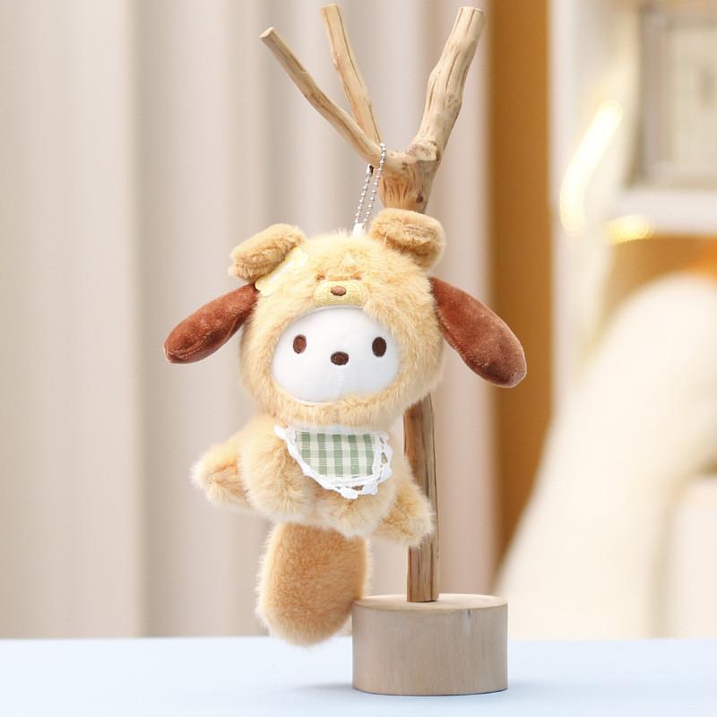 Sanrio Kuromi Plush Keychain With Soft Short Pile For Bags And Gifts Pochacco