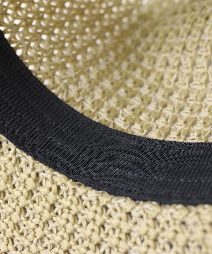 Slámový Plus Letní Klobouk Číslo Světlo [regnuu] Pánský Klobouk, Krajkový Fedora, Velikost, (JP, Velikost, 58.5 cm, Béžová)