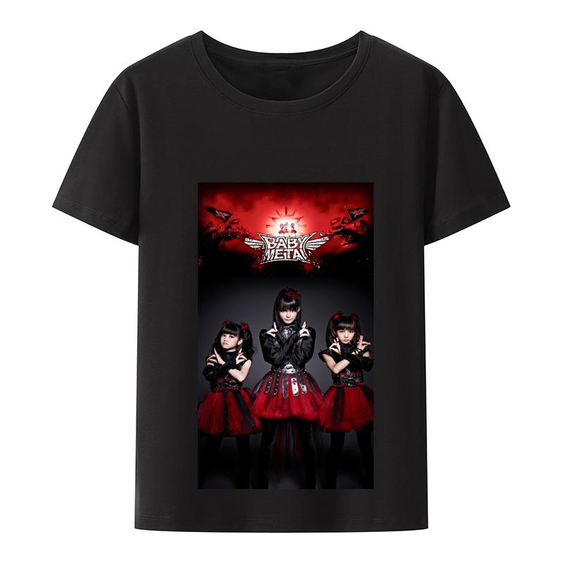 Novinka BABYMETAL Tričko Heavy Metal Elektroakustická kapela Rocková kapela Unisex a ženy Dárek Volný čas Street Hip-hop Módní Tričko
