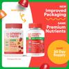 SmartyPants Organic, Multi & Omega Gummy Jelly for Kids, Berry & Cherry Mixed Flavor, 90 Gummy Jelly Pieces