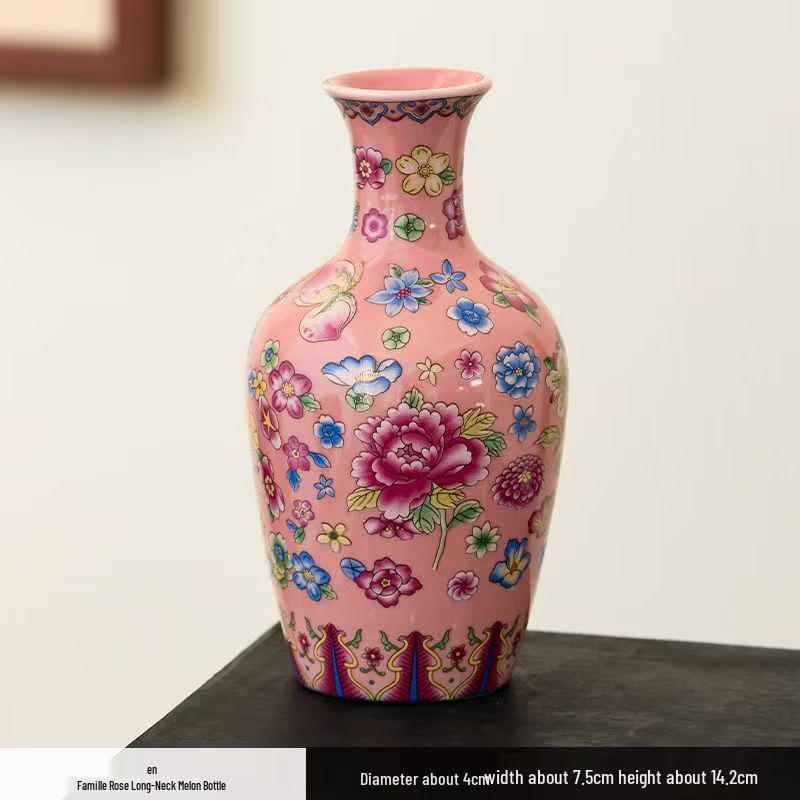 Antique Blue and White Chinese Porcelain Vase - European & American Handicraft for Flower Arrangements