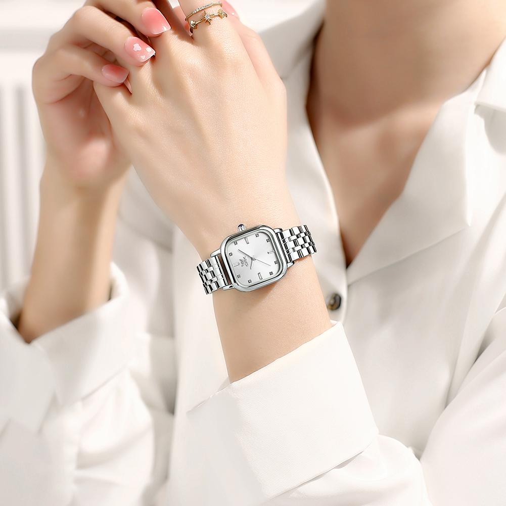 OPK 8178 Women's Watches Steel Strap Waterproof Minimalist Fashion Ladies Dresses Wristwatches Original Quartz Watches for Woman