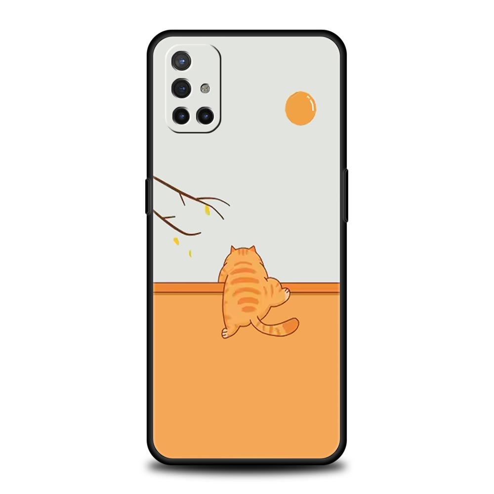 

Милый Чехол для Телефона с Кошкой Для OnePlus 13 12 11 10 9 8 7T Pro 13R 12R 10R 9RT 8T Nord N200 N30 2T CE 2 3 5G Lite Мягкий Чехол For OnePlus 7T