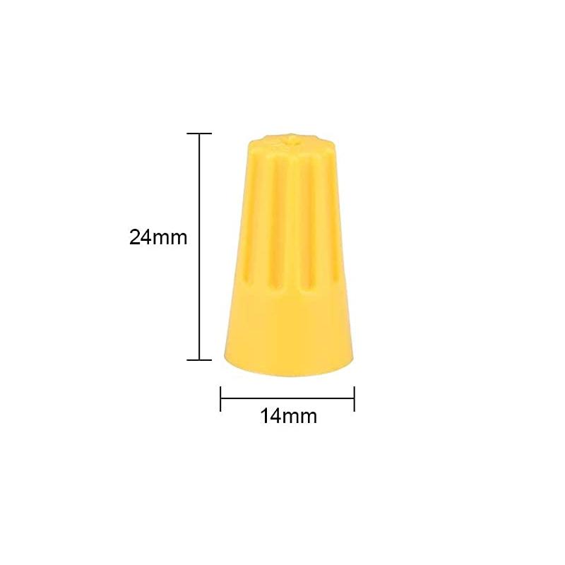100Pcs~25pcs P1 P2 P3 P6 Colorful Wire Caps Electrical Connectors Screw Terminals With Spring Insert Twist Nuts Caps Connection Plug Connectors 4