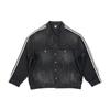 X Adidas Originals Denim Jacket Loose Fit Unisex Black 724775TNW541129