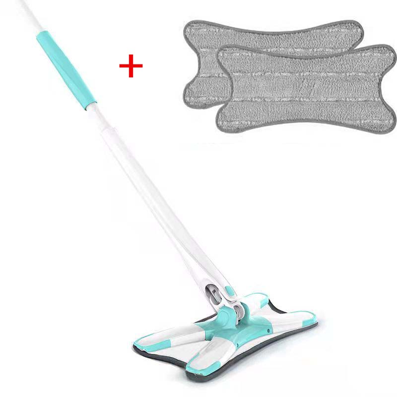 360°Rotatable Flat Mop Floor Cleaning Household Lazy Mop Cleaning Tools X-type  Floor Hand-free Spin Squeeze Mop