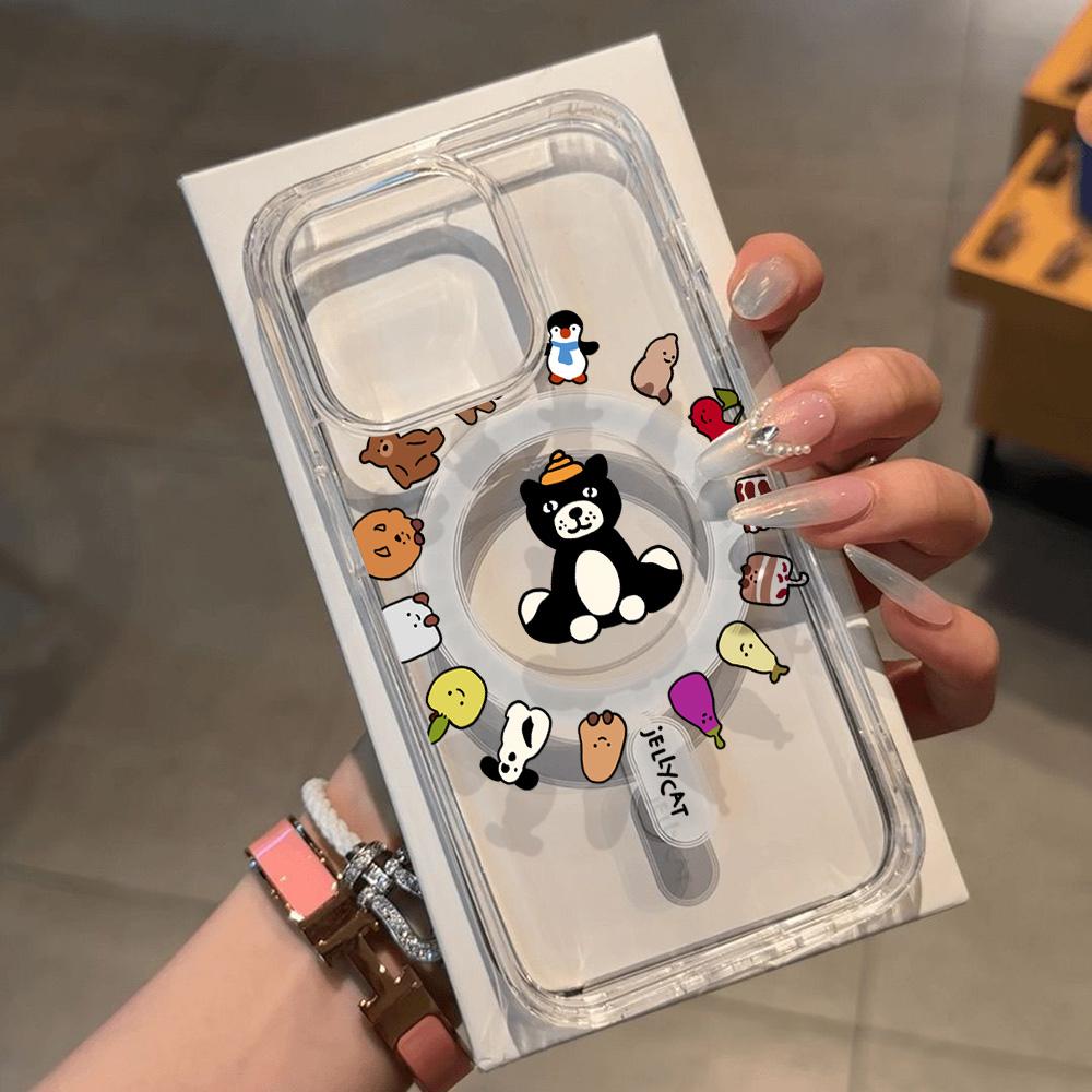 Magnetic phone case for iPhone 11 12 13 iPhone 13 14 15 Pro 15 16 Pro Max Samsung A15 A16 A25 A26 A55 A56 S25 S24 S22 S23 Ultra S25 Edge