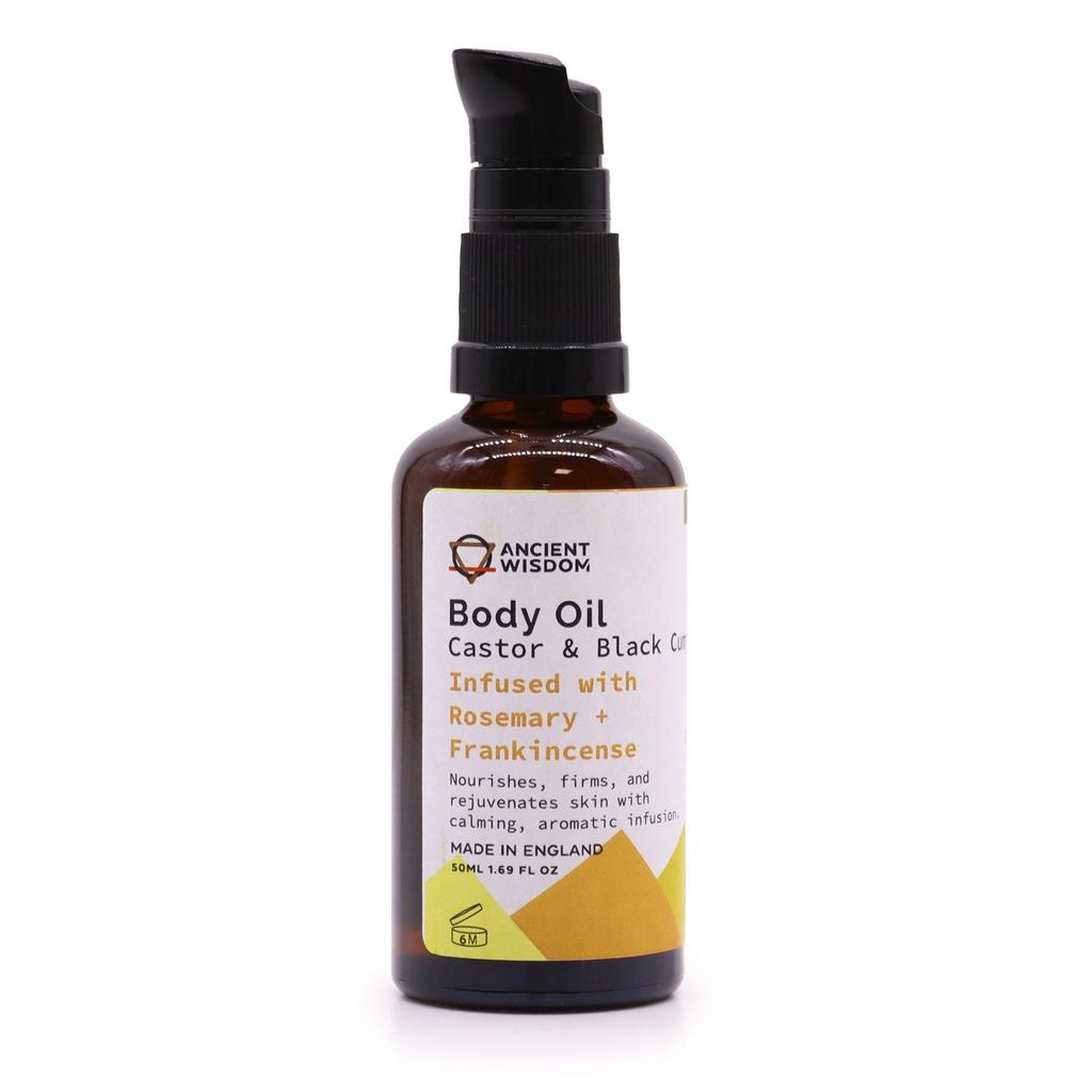 2x Body Oil Organic Rosemary And Frankincense 50ml