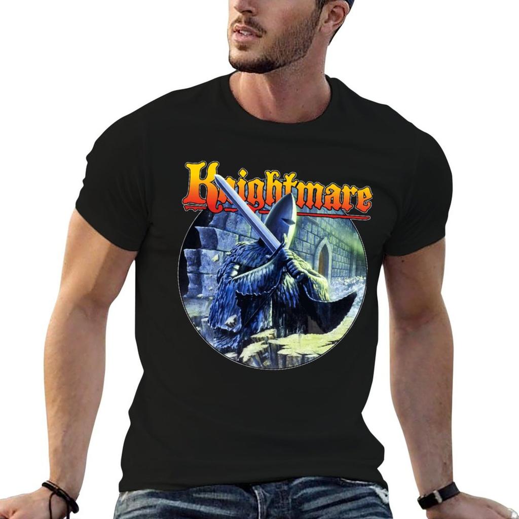 Knightmare Fright Knight Classic TShirt Everyday Wear Basic Short Sleeve Top