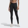 adidas Zapytaj Spr Lt 3S Pasiaste Dzianinowe Spodnie Treningowe Fitness Damskie Spodnie Czarne DQ3554