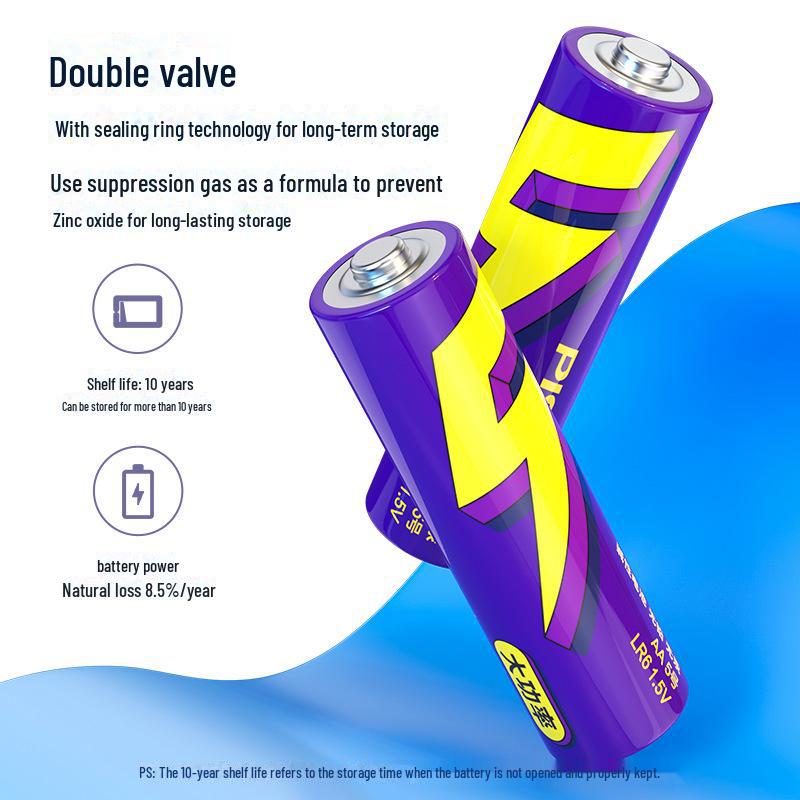 PISEN 1.5V Alkaline Batteries No. 5 & No. 7 for Remotes, Mice, Scales, and Toys