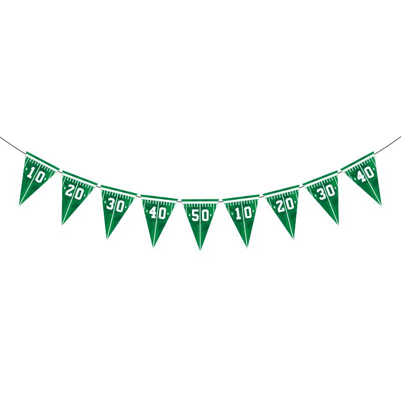 

1set Sports Party Decoration Paper Flag, Baseball, Football, Rugby Sequins, Spiral Props, Hanging Decorations, Scene Arrangement