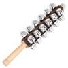 Practical 25 Tuned Handbells Sleigh Bells Wood Texture Suitable for Childrens Musical Development and Joyful Play