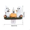 Spirit Campfire Flickering Night Light Decorative LED for Indoor Bedroom Home Black