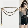 New Camellia Waist Chain Women's High-end Versatile Dress Fashion Accessories Chain Waist Chain