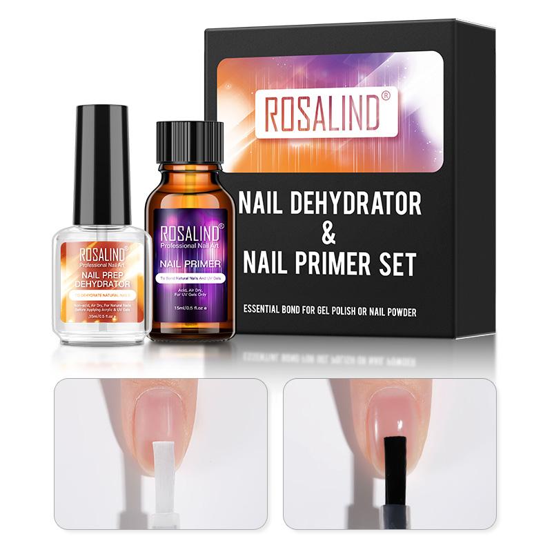 

ROSALIND 15 мл дегидратор для ногтей праймер воздушно-сухой гель-лак для ногтей яркий для дизайна ногтей светодиодная/УФ-лампа