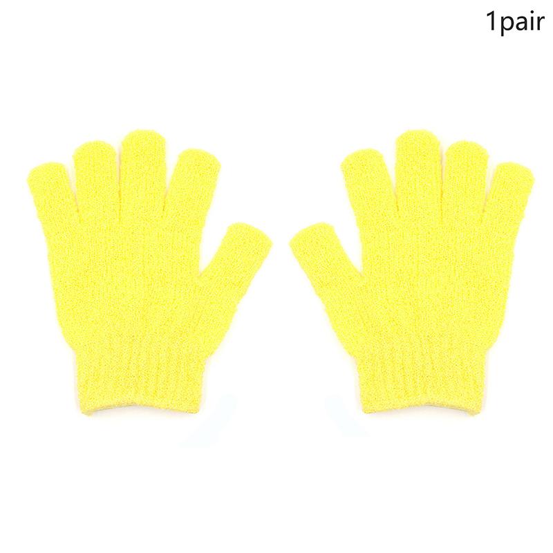 1Pair Exfoliating Gloves Bath Sponge Body Dead Skin Remover Bathroom Shower Brush Massager Scrub Exfoliator Magic Bathing